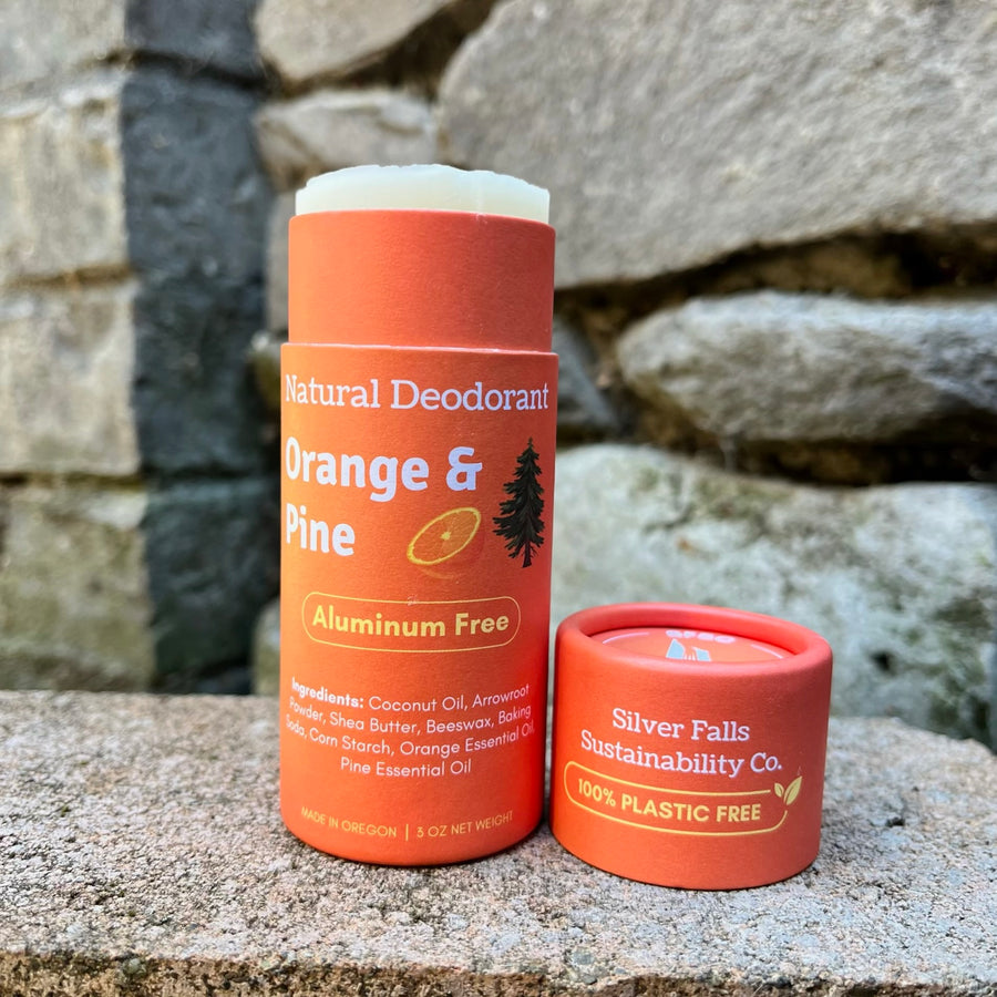 Silver Falls deodorant in natural outdoor setting