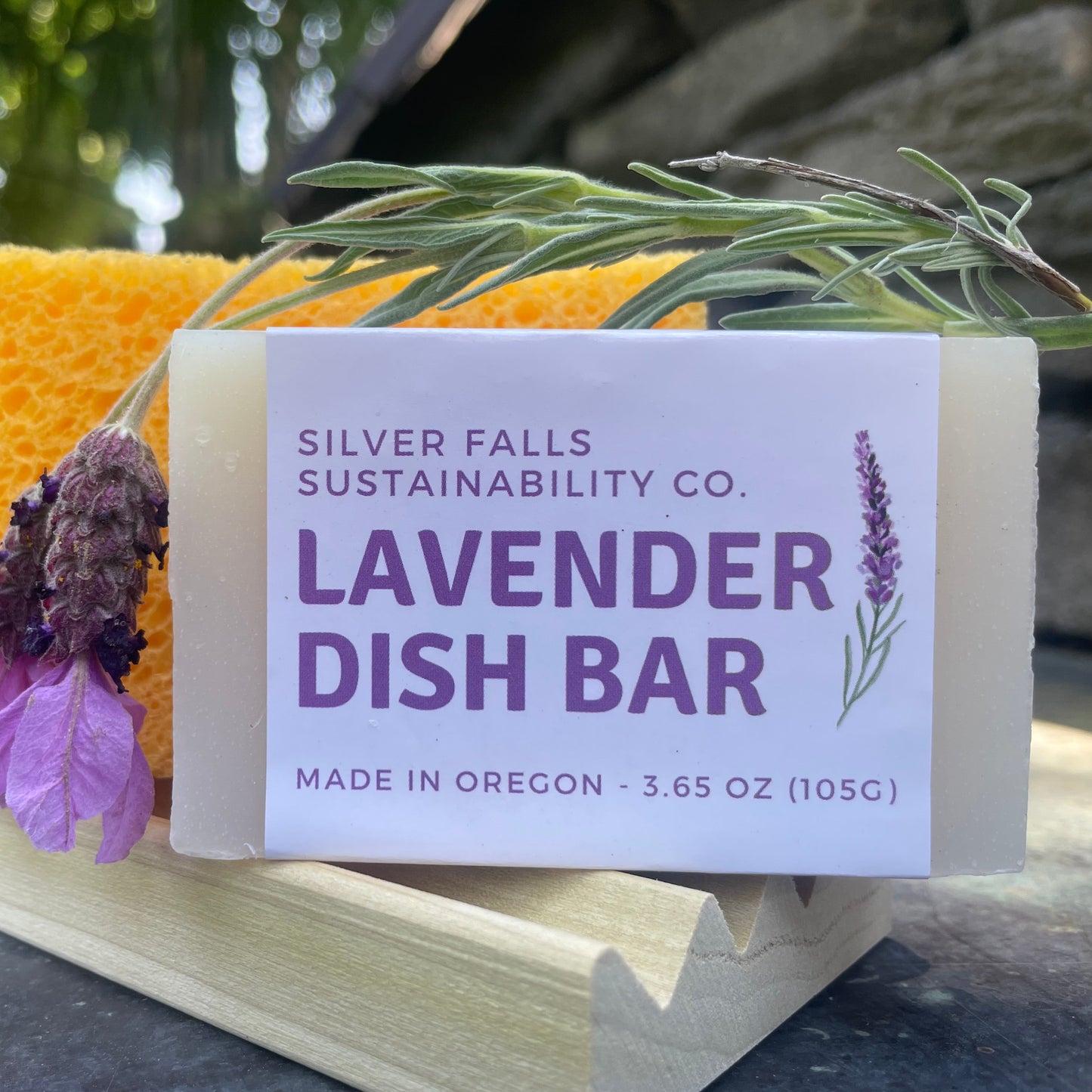 Sustainable Kitchen Bundle: Solid Dish Soap, Waterfall Soap Dish