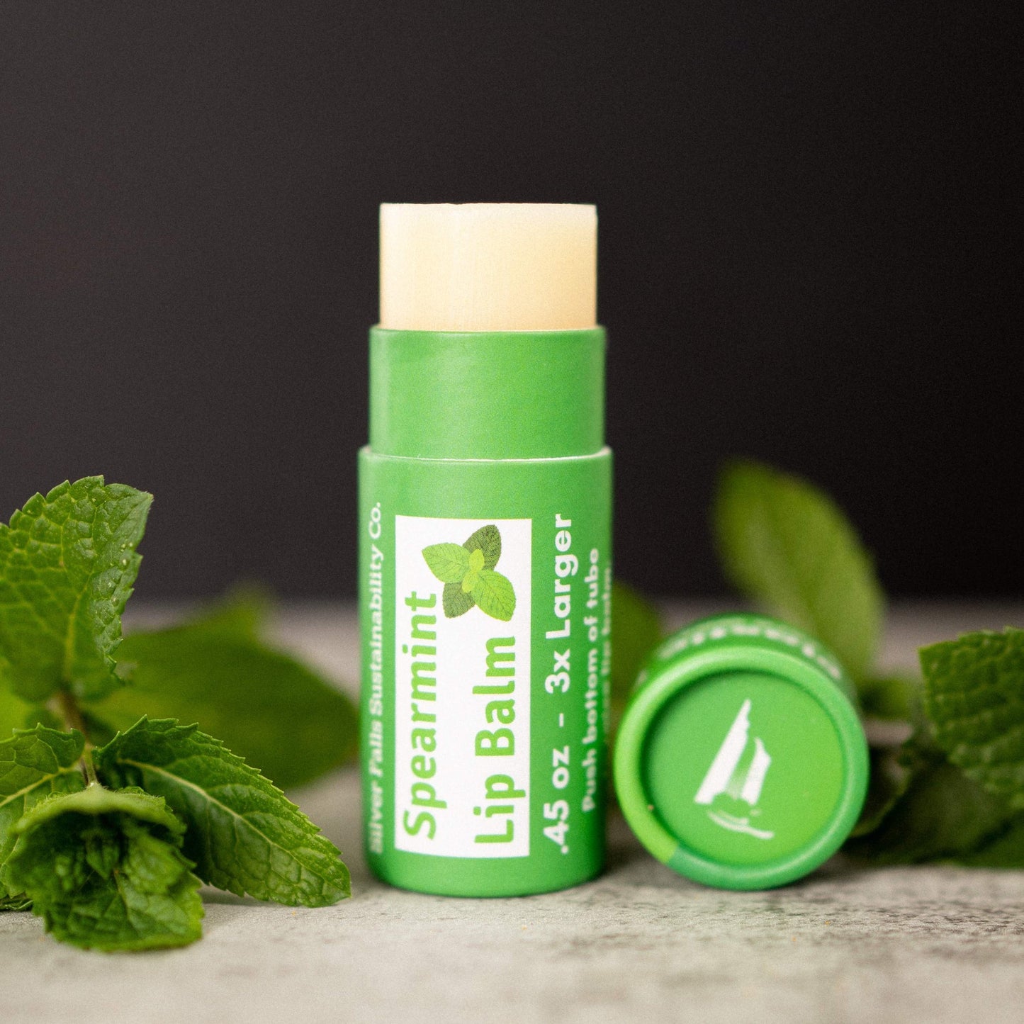 Silver Falls Sustainability Co. zero-waste lip balm free gift
