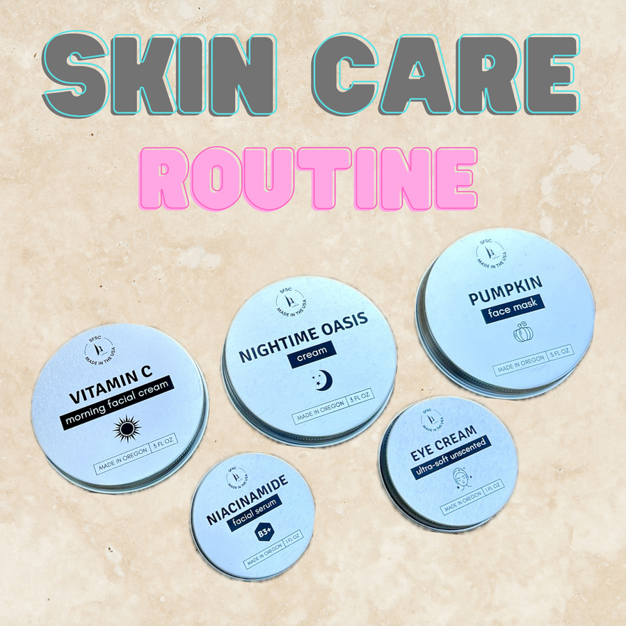 Silver Falls Sustainability Co. full skin care routine pack