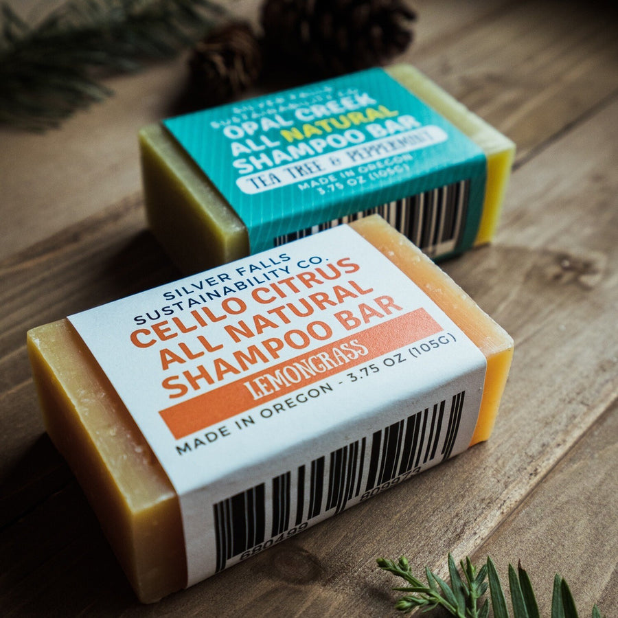 Silver Falls Sustainability Co. shampoo bars and personal care products